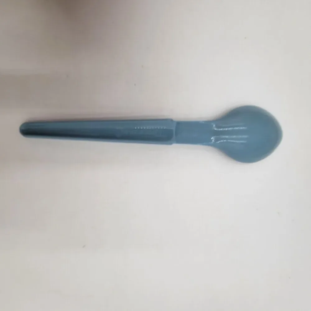 VINTAGE TUPPERWARE  2 Servalier Bowls Condiment Caddy 1 Spoon Slate Blue